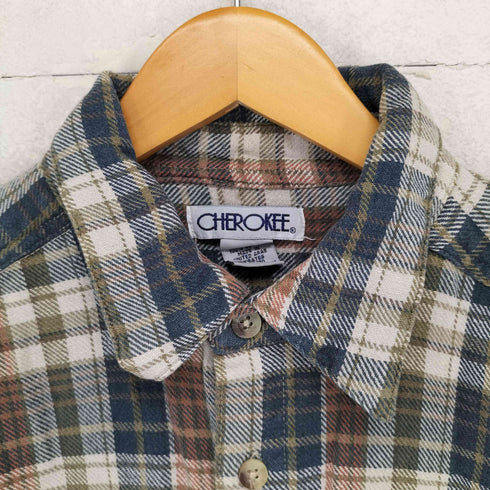 チェロキー Cherokee 両フラップ L/S チェック ネルシャツ メンズ JPN:M