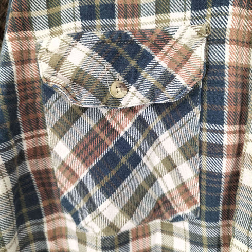 チェロキー Cherokee 両フラップ L/S チェック ネルシャツ メンズ JPN:M