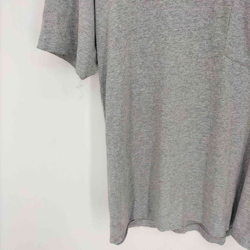 ステューシー Stussy 90s USA製 紺タグ SSリンク ロゴ刺繍 ポケット Tシャツ シングルステッチ メンズ import:M