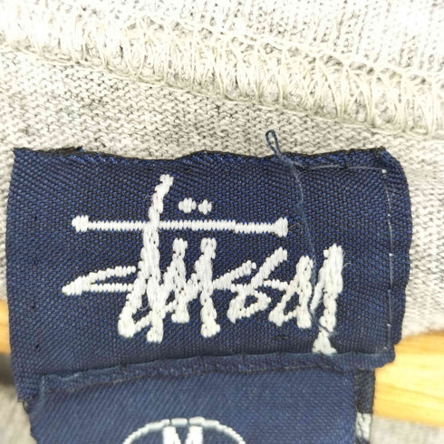 ステューシー Stussy 90s USA製 紺タグ SSリンク ロゴ刺繍 ポケット Tシャツ シングルステッチ メンズ import:M