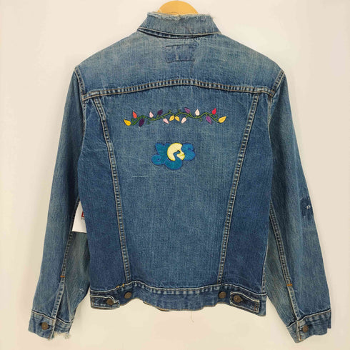 リーバイス Levis 60-70s BIG E 均等V ボタン裏53刻印 4th 背面刺繍 デニム トラッカージャケット メンズ