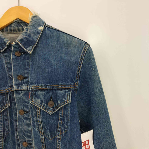 リーバイス Levis 60-70s BIG E 均等V ボタン裏53刻印 4th 背面刺繍 デニム トラッカージャケット メンズ