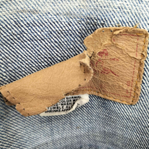 リーバイス Levis 60-70s BIG E 均等V ボタン裏53刻印 4th 背面刺繍 デニム トラッカージャケット メンズ