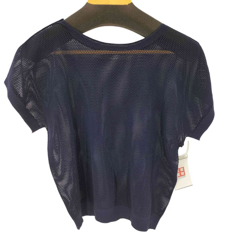 Chacott ノーソーイングニットメッシュTシャツ フレンチスリーブ レディース JPN:M