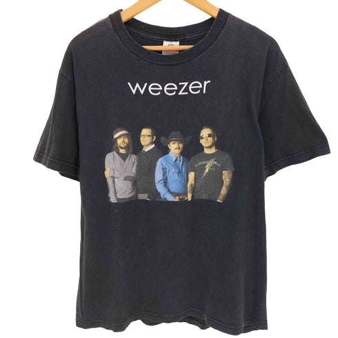 00s INTEXボディ USA製 Troublemaker Tour 2008 バンド Tシャツ バンT weezer メンズ import:L