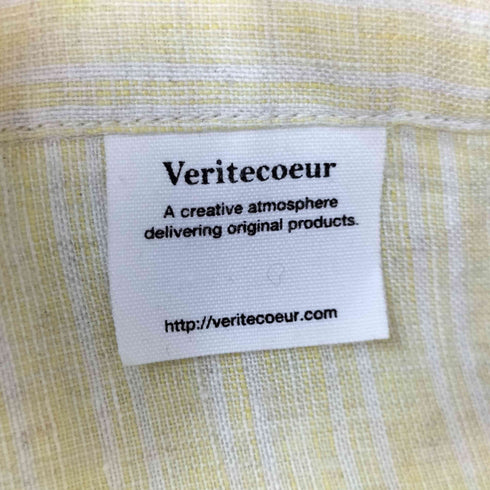 ヴェリテクール veritecoeur リネンストライプシャツワンピース レディース FREE