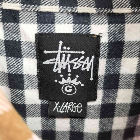 ステューシー Stussy 00S KIT PLAID FLANNEL SHIRT チェック L/S ネルシャツ メンズ JPN:XL