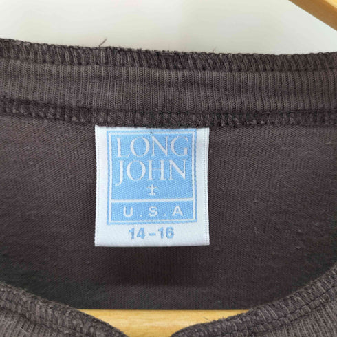 LONG JOHN ヘンリーネック 半袖Tシャツ レディース 14-16