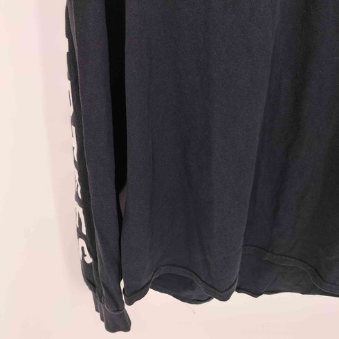 RAPTEES 両面ロゴプリント クルーネック L/S Tシャツ メンズ import:XL