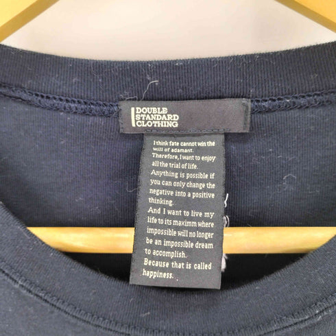ダブルスタンダードクロージング DOUBLE STANDARD CLOTHING 筆記体DSロゴ Tシャツ レディース FREE