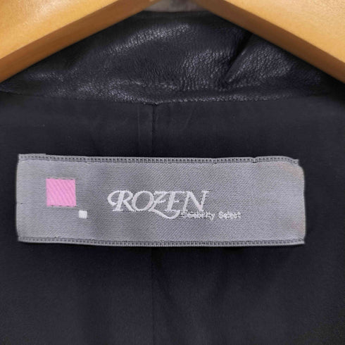 ROZEN lamb leather レザーテーラードジャケット レディース JPN:11号