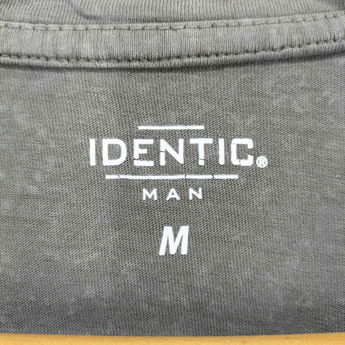 IDENTIC スカルプリント クルーネックTシャツ メンズ JPN:M