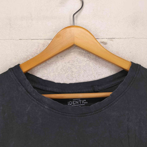 IDENTIC スカルプリント クルーネックTシャツ メンズ JPN:L