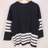 フラグスタフ F-LAGSTUF-F USA製 ボーダー切替 クルーネック L/S Tシャツ メンズ import:S