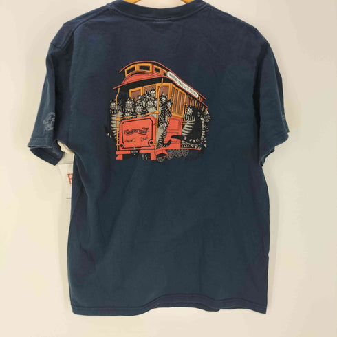 クレイジーシャツ CRAZY SHIRTS 00S ボディ 猫 キャット HAWAI ハワイ プリント S/S Tシャツ レディース import:M