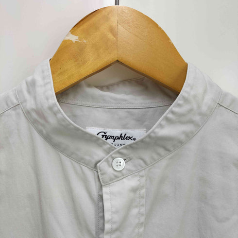 ジムフレックス GYMPHLEX コットンシルクブロード バンドカラー半袖チュニック レディース 12