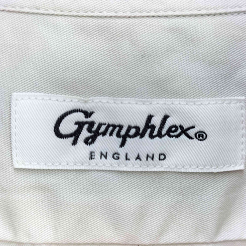 ジムフレックス GYMPHLEX コットンシルクブロード バンドカラー半袖チュニック レディース 12