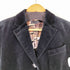 ポールスミスブラック Paul Smith BLACK ベロア テーラードジャケット レディース 40