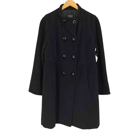 ソニアリキエル SONIA RYKIEL ダブル アンゴラ混スタンドカラーコート レディース 46