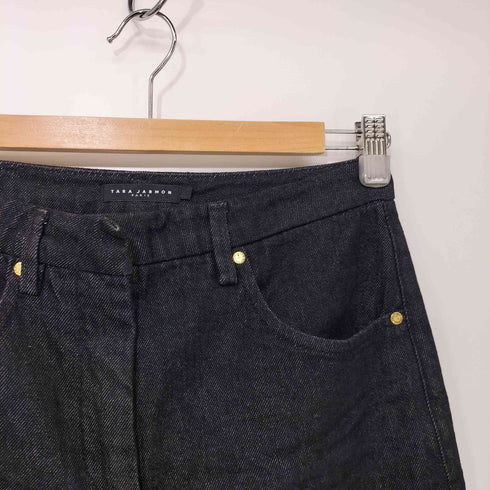 タラジャーモン TARA JARMON 濃紺 ワイドデニムパンツ レディース JPN:36