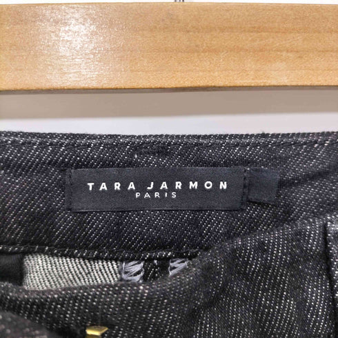 タラジャーモン TARA JARMON 濃紺 ワイドデニムパンツ レディース JPN:36