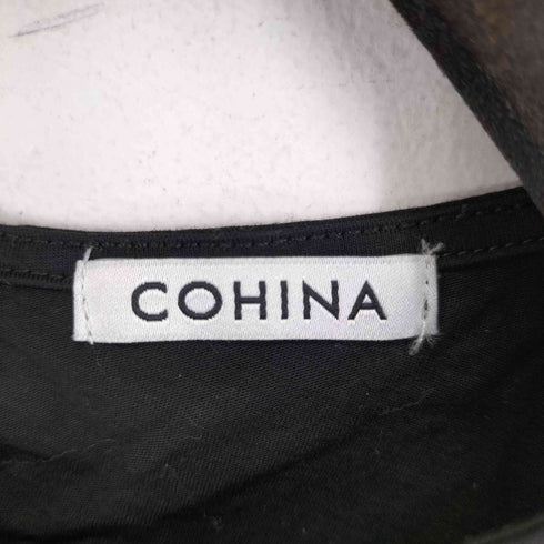 コヒナ COHINA ボリュームスリーブ Tシャツ レディース JPN:S