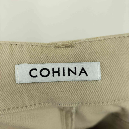 コヒナ COHINA カラーセミワイドストレート パンツ レディース JPN:XS