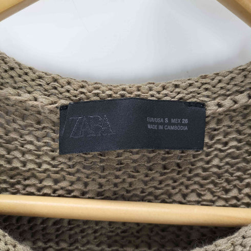 ザラ ZARA 26SS CHUNKY KNIT CARDIGAN チャンキー ニット カーディガン レディース import:S
