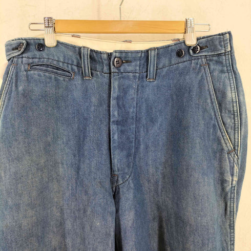 ブルーナボイン BRU NA BOINNE ボタンフライ ワイド デニムパンツ メンズ 1