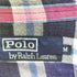 ポロバイラルフローレン Polo by RALPH LAUREN 90-00s マドラスチェック ポニー無し シングルポケット L/S オープンカラーシャツ メンズ import:M