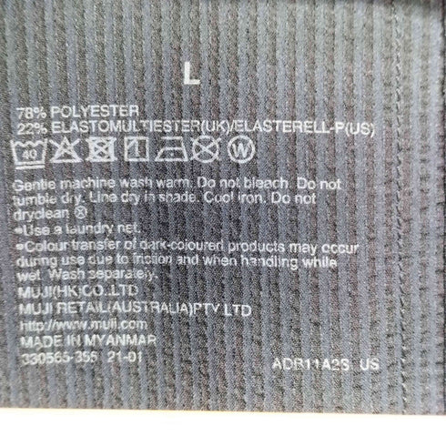 ムジ MUJI ストレッチ シアサッカー ジャケット メンズ JPN:L