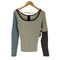 ヘルスニット Healthknit ボートネック ニット ボーダー カットソー レディース FREE