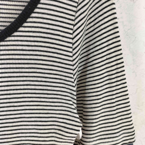 ヘルスニット Healthknit ボートネック ニット ボーダー カットソー レディース FREE