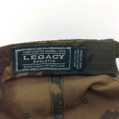 LEGACY ATHLETIC カモフラ 迷彩柄 フロント刺繍 6パネルキャップ メンズ
