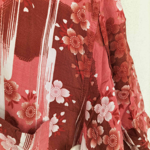 Styled by Originals 桜 和柄 レーヨンシャツ メンズ LL