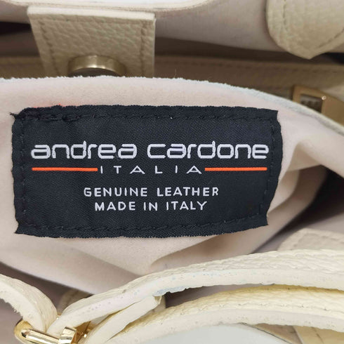 ANDREA CARDONE イタリア製 2WAY バケツ型 ショルダーバッグ レディース