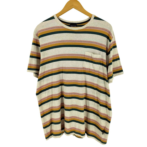 パタゴニア patagonia マルチカラー ボーダー ポケットTシャツ メンズ L