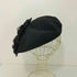 CHAPEAU CLAUDETTE 英国 フラワーモチーフ装飾 ハンドメイド ベレー帽 レディース