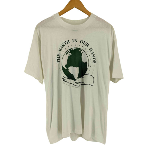 フルーツオブザルーム FRUIT OF THE LOOM 90s メッセージプリントTシャツ メンズ XL