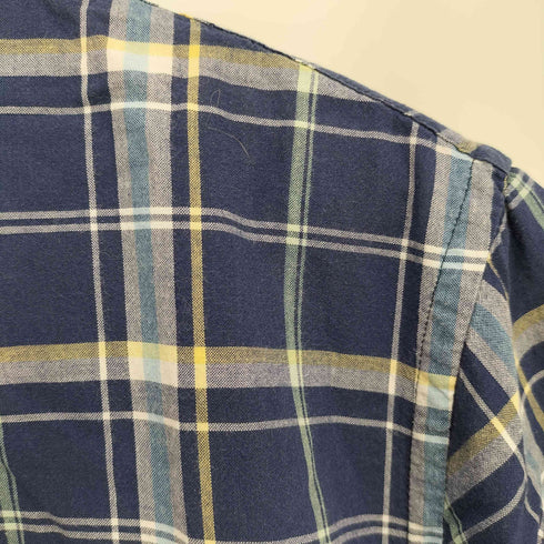 レッドフリースブルックスブラザース Red Fleece Brooks Brothers コットン チェック ボタンダウン 半袖シャツ メンズ import:M