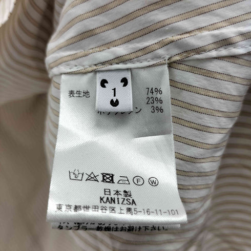 カニッツァ KANIZSA アシンメトリーオーバーシャツ レディース JPN:1