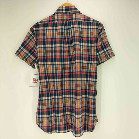 ブルックスブラザーズ BROOKS BROTHERS REGENT FIT コットン チェック ボタンダウン 半袖シャツ メンズ import:M