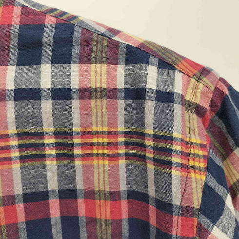 ブルックスブラザーズ BROOKS BROTHERS REGENT FIT コットン チェック ボタンダウン 半袖シャツ メンズ import:M