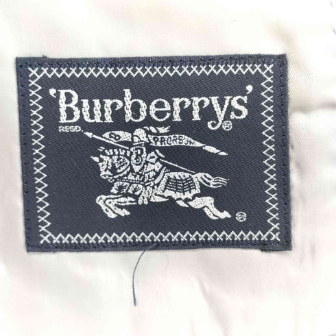 バーバリーズ BURBERRYS 紺タグ ハウンドトゥース チェック 2B ウール テーラードジャケット メンズ 98-88-175AB6