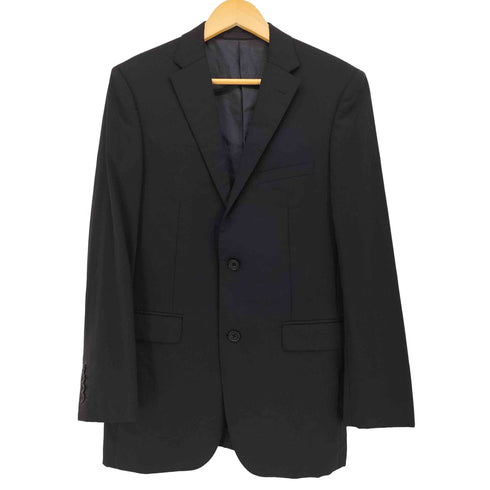 バーバリーブラックレーベル BURBERRY BLACK LABEL Super 100s 袖裏 ストライプ 裏地ポケット ノバチェック 2B テーラードジャケット メンズ 94-78-175 40R