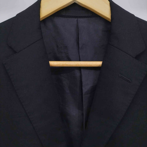 バーバリーブラックレーベル BURBERRY BLACK LABEL Super 100s 袖裏 ストライプ 裏地ポケット ノバチェック 2B テーラードジャケット メンズ 94-78-175 40R