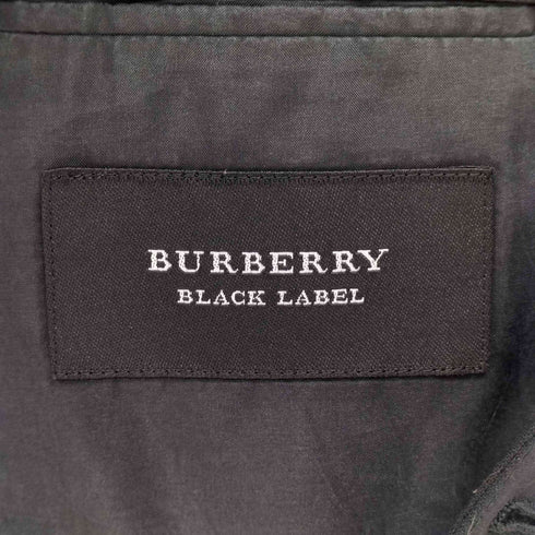 バーバリーブラックレーベル BURBERRY BLACK LABEL Super 100s 袖裏 ストライプ 裏地ポケット ノバチェック 2B テーラードジャケット メンズ 94-78-175 40R