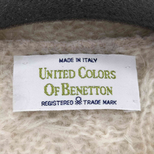 ユナイテッドカラーズオブベネトン UNITED COLORS OF BENETTON イタリア製 モヘア混カーディガン レディース