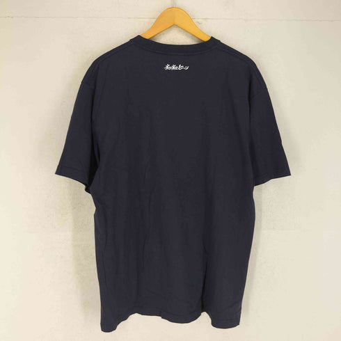 ネバネバビーン 鴨川納豆 両面プリントクルーネックTシャツ メンズ XL