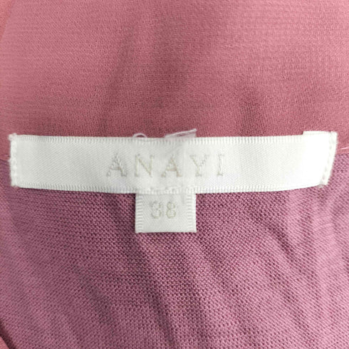 アナイ ANAYI フロントフリル ボウタイブラウス レディース